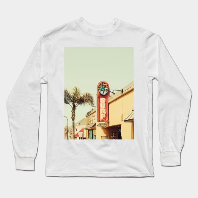 Surf Long Sleeve T-Shirt by hraunphoto